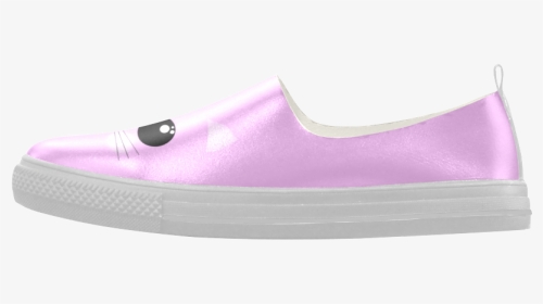 Kawaii Kitty Apus Slip-on Microfiber Women S Shoes - Slip-on Shoe, HD Png Download, Transparent PNG