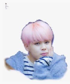 #jimin Fofo - Jimin Fansign Pink Hair, HD Png Download, Transparent PNG