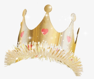 #gold #crown #queen #glitter #golden #goldcrown #freetoedit, HD Png Download, Transparent PNG