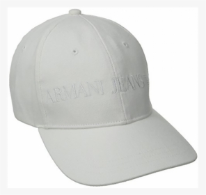 Armani Jeans Baseball Cap In White - Baseball Cap, HD Png Download, Transparent PNG