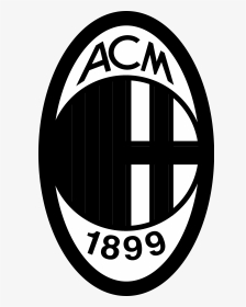 Ac Milan Logo Png - Logo Ac Milan Dream League Soccer 2018, Transparent Png, Transparent PNG