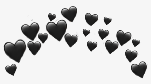 #emoji #emojis #darckness #blackhearts #blackheart - Portable Network Graphics, HD Png Download, Transparent PNG