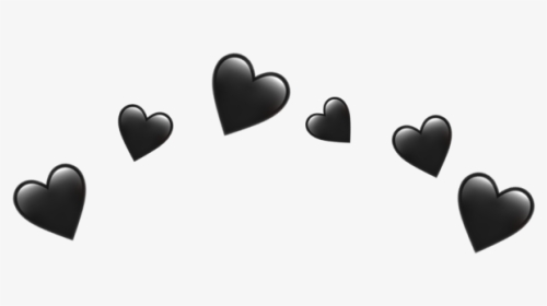 #heart #black #blackheart #crown #heartcrown #freetoedit - Candy, HD Png Download, Transparent PNG