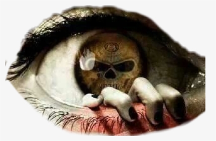#evileye #thirdeye #eyes #eye #eyesonyou - Hand On Eyes Horror, HD Png Download, Transparent PNG