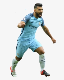 Manchester City V2 - Aguero Footyrenders, HD Png Download, Transparent PNG