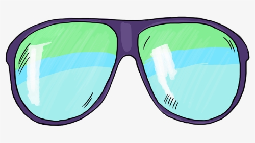 #glasses #gafas #lunettes #ftestickers #stickers #autocollants - Reflection, HD Png Download, Transparent PNG
