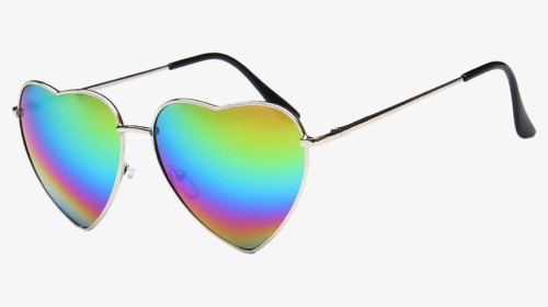 #sunglasses #ftestickers #rainbow #heart #freetoedit - Sunglasses, HD Png Download, Transparent PNG