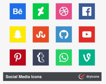 Social Media Flat Icon Png, Transparent Png, Transparent PNG