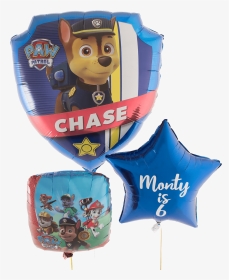 Paw Patrol Chase & Marshall Personalised Bunch - Balloon, HD Png Download, Transparent PNG