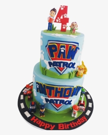 Two Tiered Paw Patrol Cake, HD Png Download, Transparent PNG