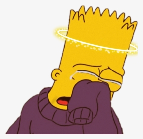 Sadbart Thesimpsons Art Sorry Sorrow - Simpsons Bart Crying, HD Png Download, Transparent PNG