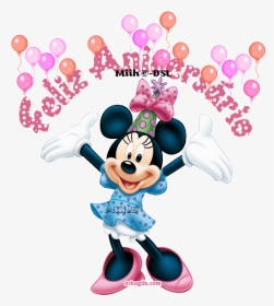 Feliz Aniversario Minnie Rosa, HD Png Download, Transparent PNG
