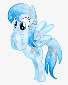 Crystal Frozen Snowflake By Vector-brony - My Little Pony With Snowflakes, HD Png Download, Transparent PNG