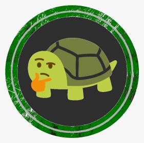 Thinking Turtle Emoji, HD Png Download, Transparent PNG