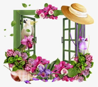 Image Du Blog Zezete2 - Facebook Cover Flower Frame, HD Png Download, Transparent PNG