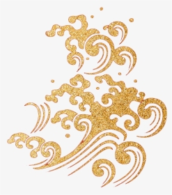 #waves #glitter #chinese #asian #ftestickers - Imagenes Tribales Japones, HD Png Download, Transparent PNG