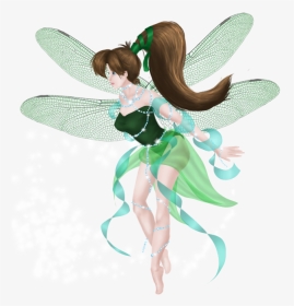 Fairy Pixie Drawing Clip Art - Transparent Background Fairies Png, Png Download, Transparent PNG