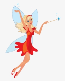 Red Cartoon Fairy, HD Png Download, Transparent PNG