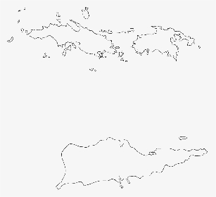 Vi - Us Virgin Islands Map Outline, HD Png Download, Transparent PNG