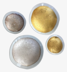 Japanese Modern Gold And Silver Leaf Ceramic Bowl - Eye Shadow, HD Png Download, Transparent PNG