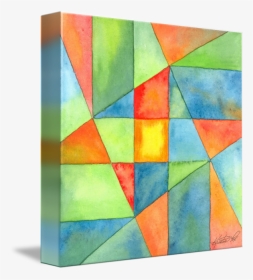 Transparent Square Abstract - Acrylic Abstract Painting Square, HD Png Download, Transparent PNG