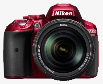 Nikon D5300 - Nikon D5300 Rossa, HD Png Download, Transparent PNG
