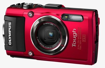 Olympus Tough Tg-4 Stylus Red - Camera Olympus Tg 4, HD Png Download, Transparent PNG