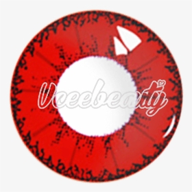 Vcee Devil Red Colored Contact Lenses - Circle, HD Png Download, Transparent PNG