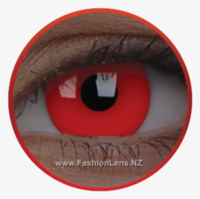 Colourvue Crazy Contact Lens Glow In Dark Red Lens - Contact Lenses, HD Png Download, Transparent PNG