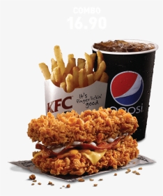 Double Down Kfc Malaysia, HD Png Download, Transparent PNG
