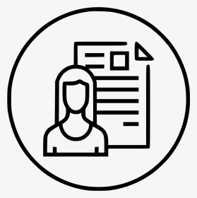 Woman Lady Resume Document Employee Shortlisted Avatar - Shortlisted Icon, HD Png Download, Transparent PNG