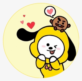 #bt21 #chimmy #95gwiyomi95 - Chimmy And Shooky, HD Png Download, Transparent PNG