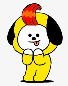 #bt21 #chimmy - Bt21 Hair Styles, HD Png Download, Transparent PNG