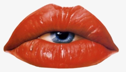 #illusion #lips #eye #red #aesthetic #magic #saimantarrat - Surrealism Art Painting Easy, HD Png Download, Transparent PNG