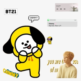 #chimmy - Chimmy Bt21 Wallpaper Hd, HD Png Download, Transparent PNG