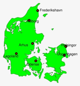 Denmark Outline Map Svg Clip Arts - Denmark Map Transparent, HD Png Download, Transparent PNG