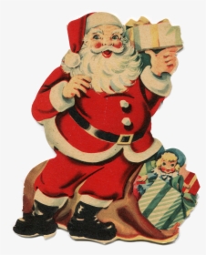 Vintage Father Christmas Png , Png Download - Transparent Vintage Christmas Png, Png Download, Transparent PNG