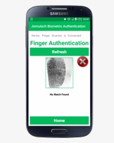 Fingerprint Image Capture App, HD Png Download, Transparent PNG