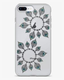 Peacock Feather Circles Iphone Case - Mobile Phone Case, HD Png Download, Transparent PNG