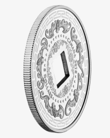 Chinese Silver Coin With Square Hole, HD Png Download, Transparent PNG