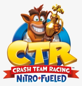 Crash Team Racing Nitro-fueled Logo - Crash Team Racing Nitro Fueled Logo, HD Png Download, Transparent PNG