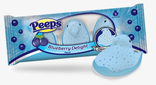 Blueberry Delight Peeps - Marshmallow Peeps Fruit Blue Raspberry, HD Png Download, Transparent PNG