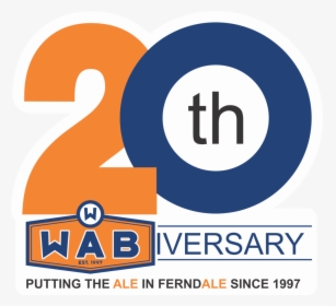 Wab 20th Logo Overlay - Woodward Avenue Brewers, HD Png Download, Transparent PNG