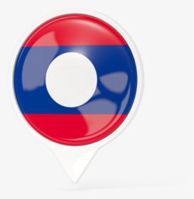 White Pointer With Flag - Circle, HD Png Download, Transparent PNG