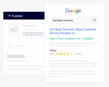 Illustration Of How A Trustpilot Company Profile Can - Google, HD Png Download, Transparent PNG