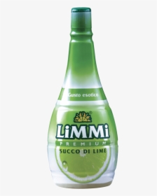 Lime Juice Limmi Premium - Glass Bottle, HD Png Download, Transparent PNG