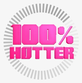 100% Hotter - 100% Sexy Png Transparent, Png Download, Transparent PNG