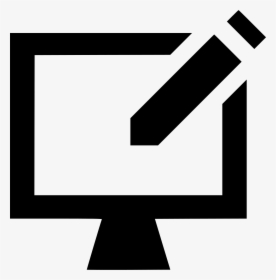 Computer Write - Icon, HD Png Download, Transparent PNG