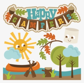 Happy Camper Png - Cute Camp Clip Art, Transparent Png, Transparent PNG