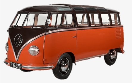 Red Volkswagen Camper Van - Volkswagen Hippie Van Model, HD Png Download, Transparent PNG